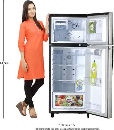 Godrej 260 L Frost Free Double Door 2 Star Refrigerator  (Silver Strokes, RT EON 260 P 2.4)(OPEN BOX) Godrej 260 L Frost Free Double Door 2 Star Refrigerator  (Silver Strokes, RT EON 260 P 2.4)(OPEN BOX)